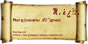 Margineanu Ágnes névjegykártya